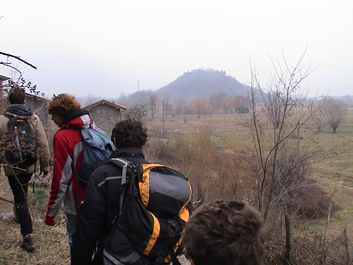 la collina di Fuentes in vista