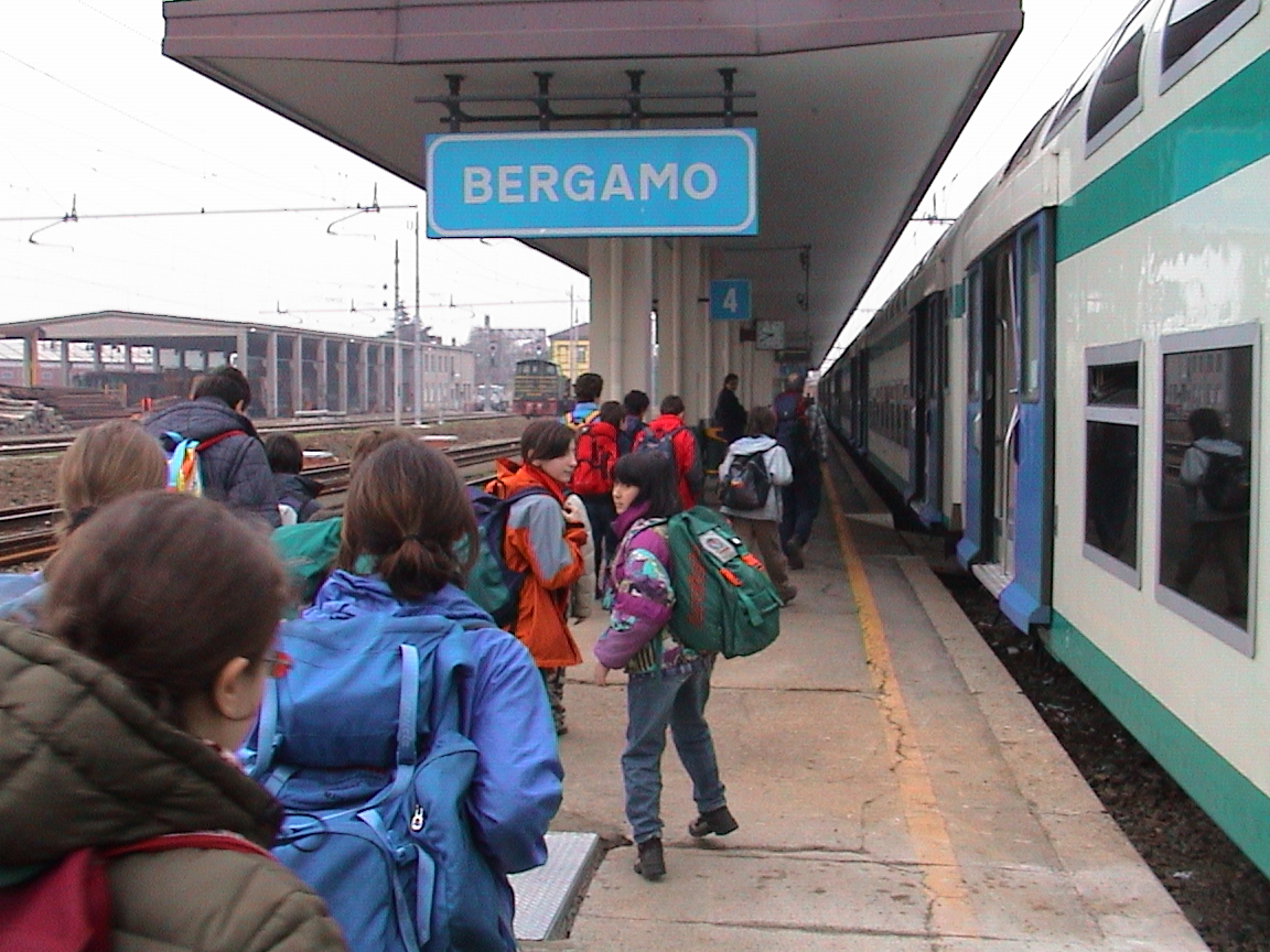 arrivo a Bergamo