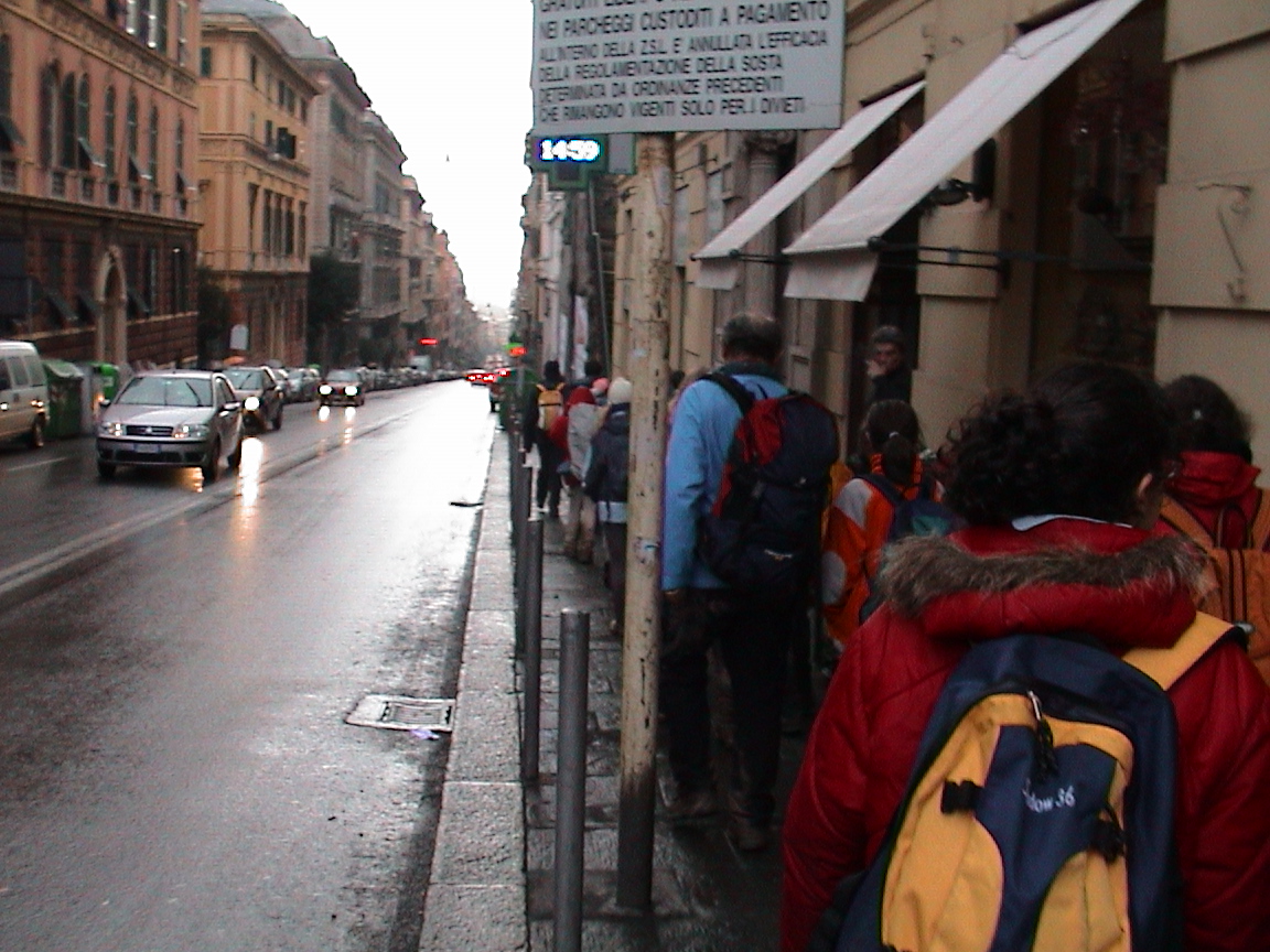 il rientro a Genova