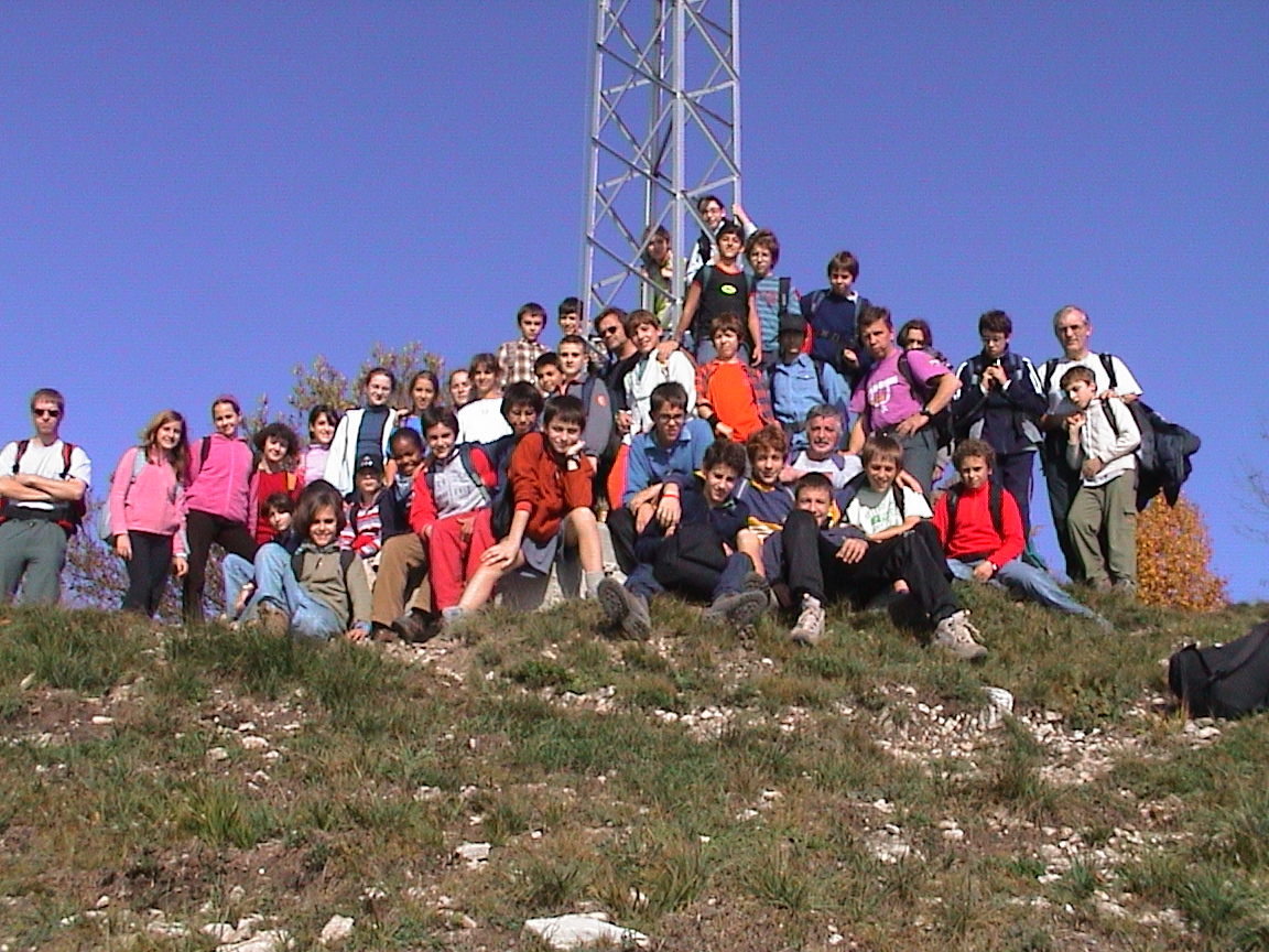 tutti insieme sulla cima