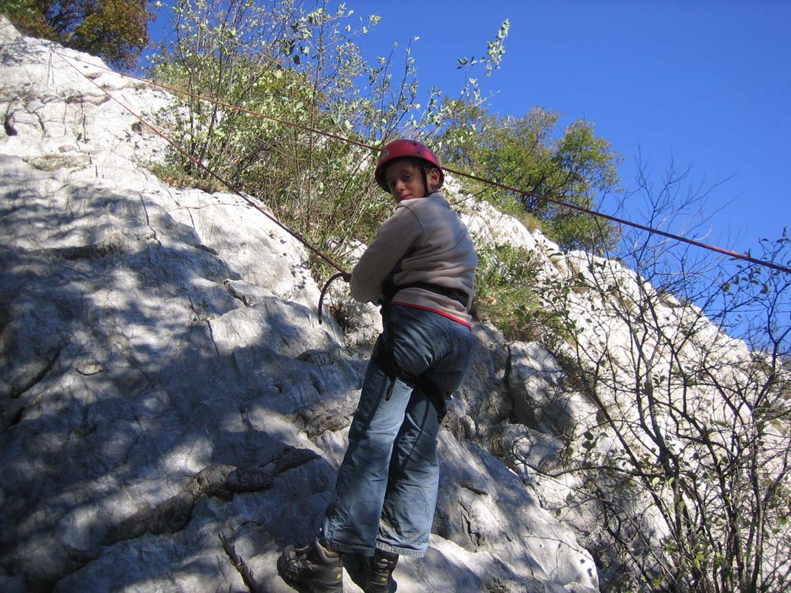 scalatore in posa